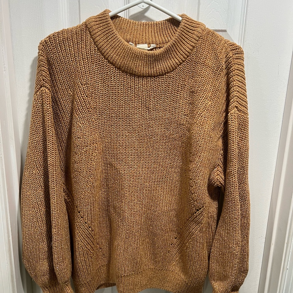 H&M Gold/Tan Knit Sweater